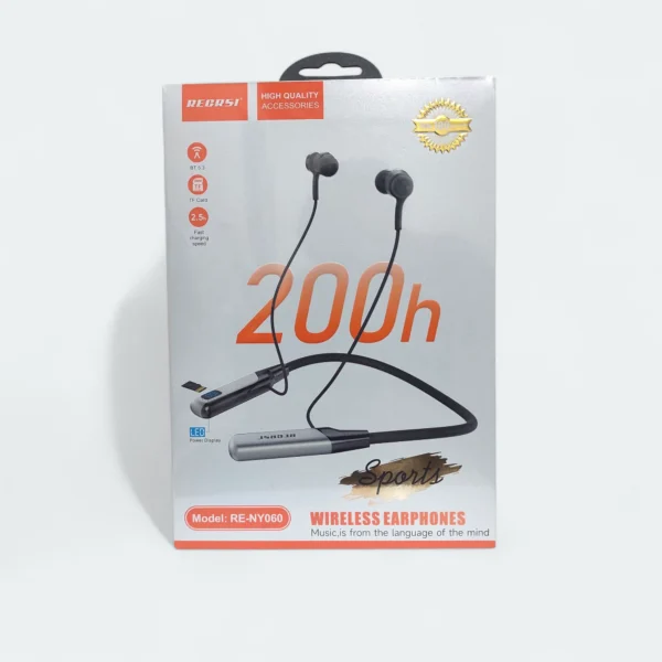 Recrsi RE-NY060 200 Hours Bluetooth Neckband - Image 3